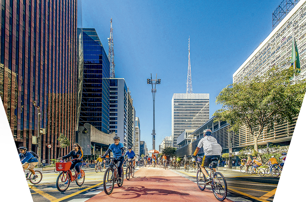 Inauguração da ciclovia na Avenida Paulista. Inauguração da ciclovia na Avenida Paulista.