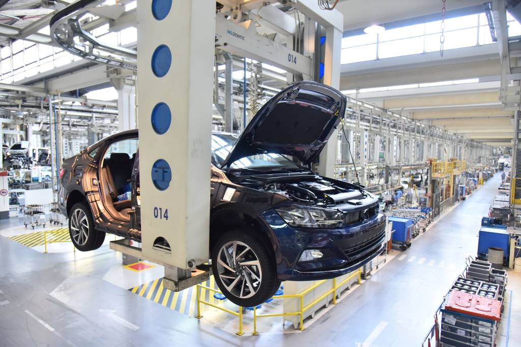 Fábrica da VW em São Bernardo do Campo (SP) VW: coronavírus custará R$ 40 bilhões à indústria de carros só no Brasil