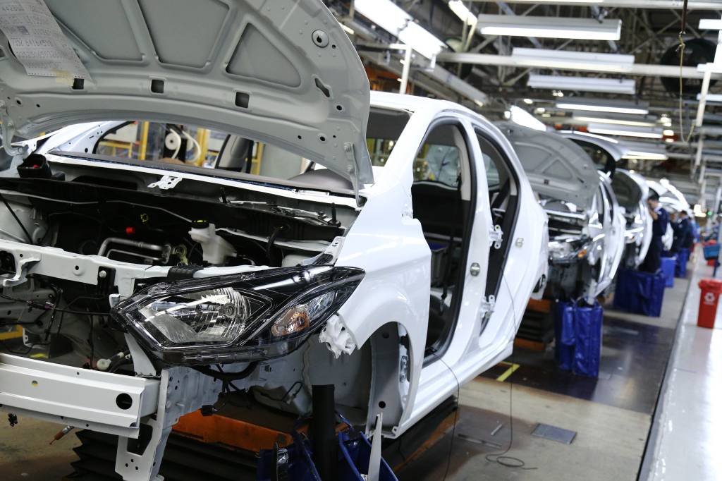Fábrica da GM em Gravataí produz os modelos Onix e Prisma Fábrica da GM