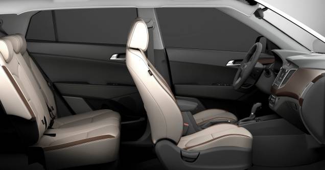 Nenhum outro SUV compacto tem banco do motorista ventilado. Atrás, saídas de ar-condicionado independentes Nenhum outro SUV compacto tem banco do motorista ventilado. Atrás, saídas de ar-condicionado independentes