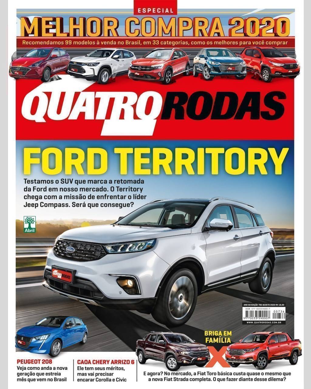 Quatro Rodas Edição 736 Donos de novo Fiat 500 elétrico poderão usar qualquer outro carro da FCA