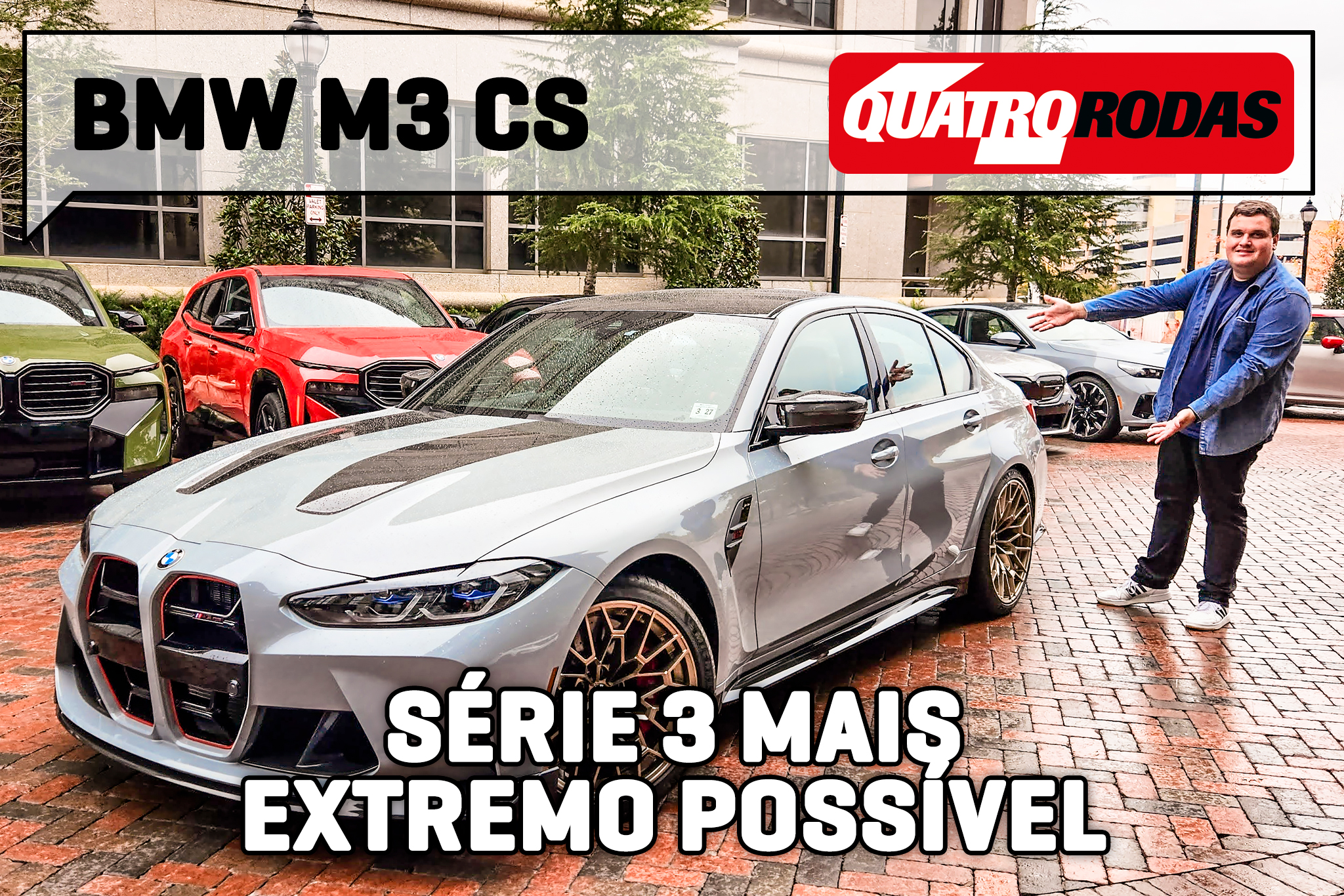 BMW M3 CS leva esportividade a níveis obsessivos e estreia no Brasil