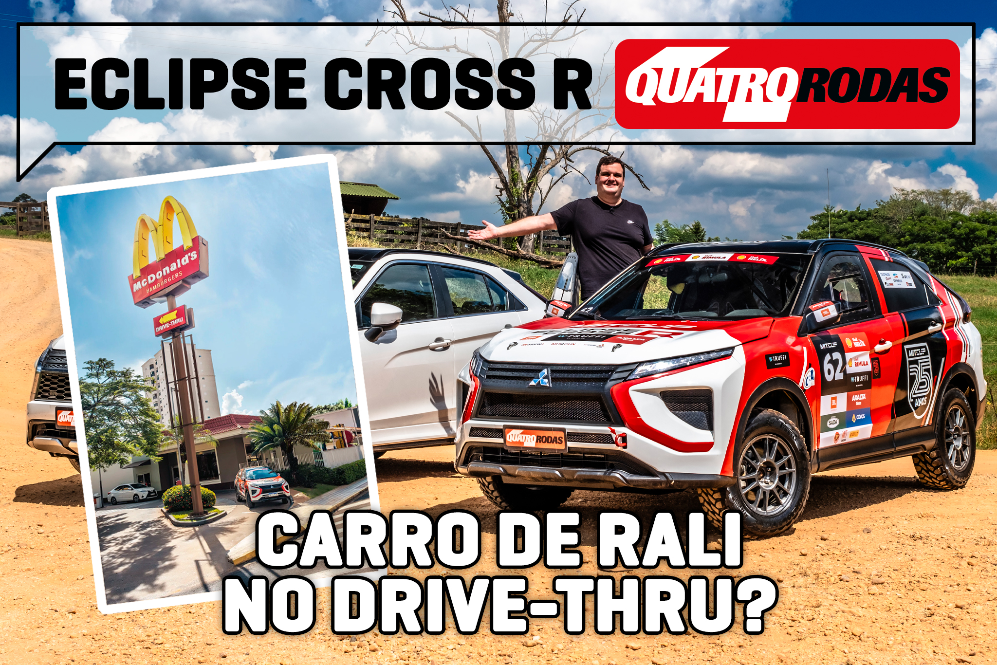 Mitsubishi Eclipse Cross R: como é usar um carro de rali na cidade?