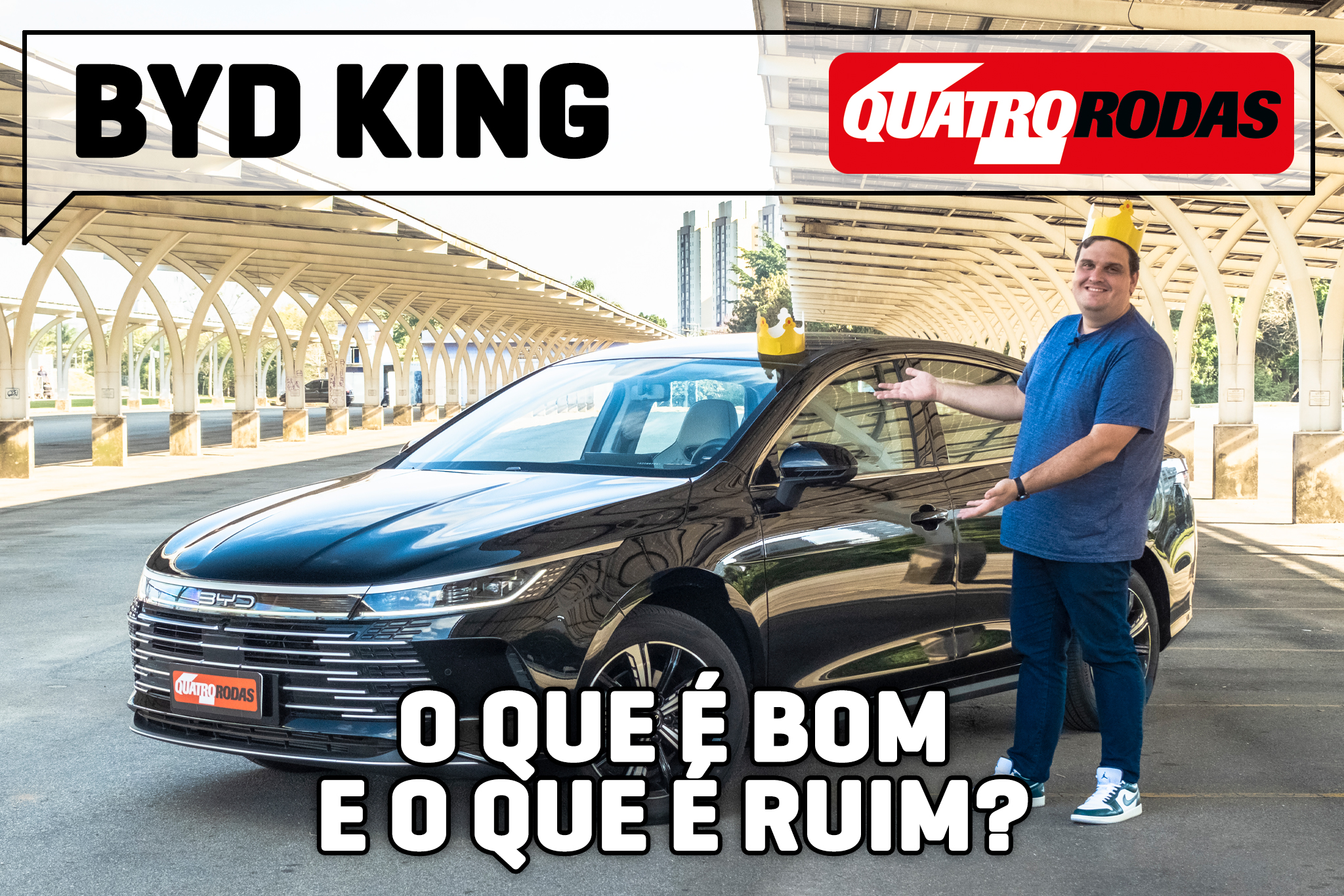 BYD King é diferente dos outros sedãs médios até onde não deveria