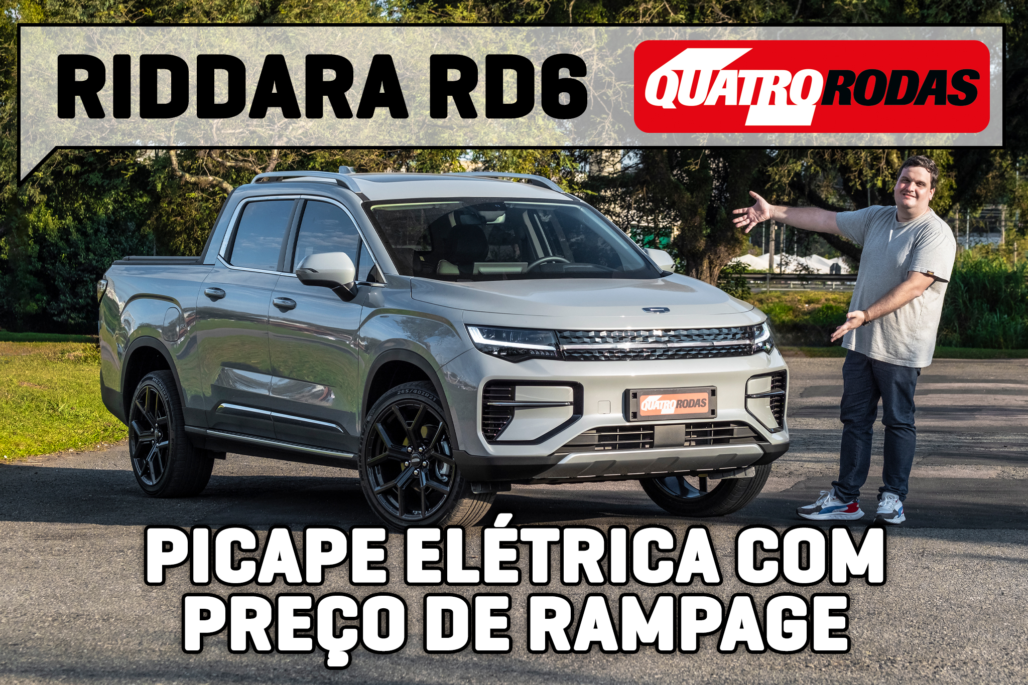 Andamos na Riddara RD6, picape elétrica contra Rampage e Hilux; veja preço