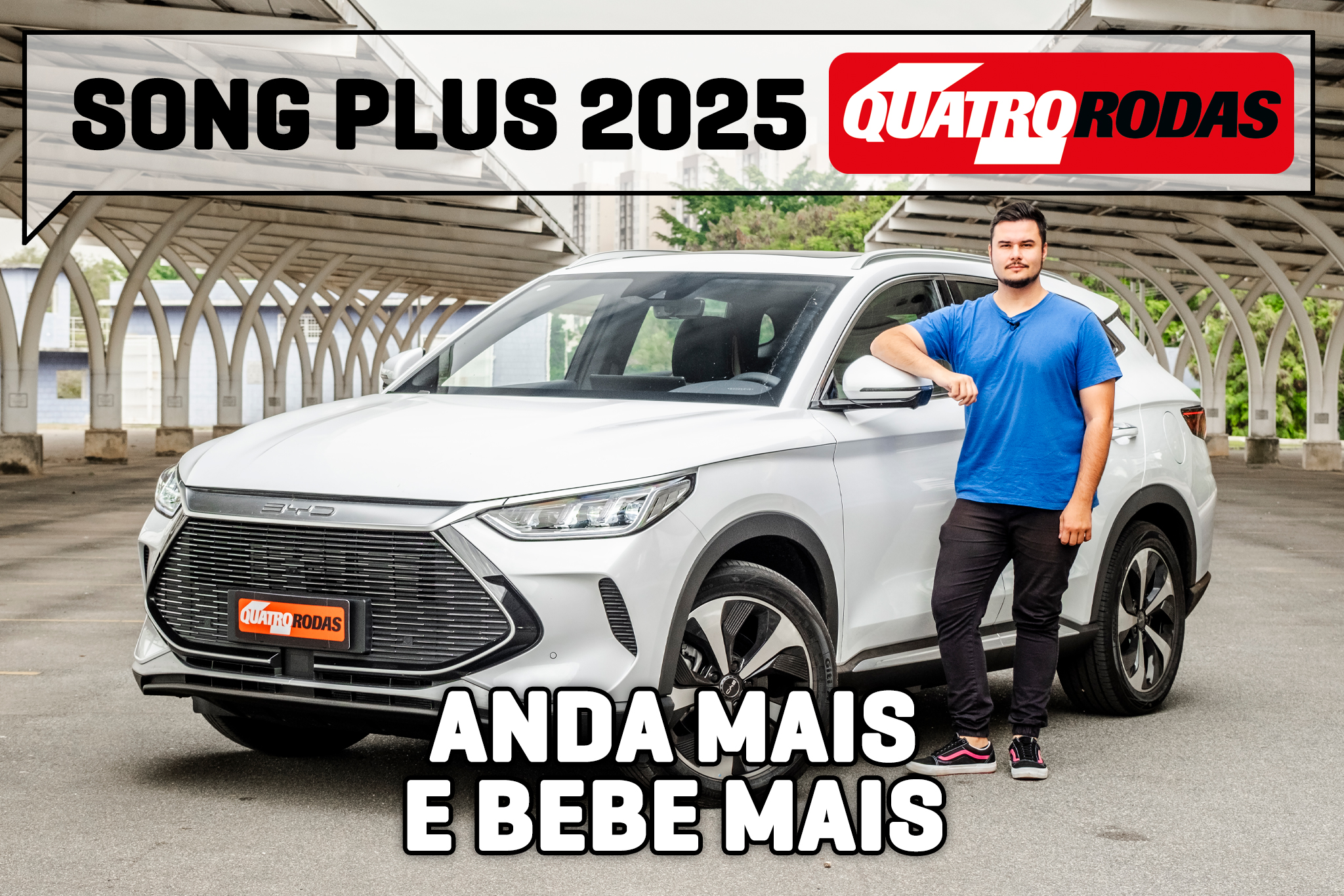 BYD Song Plus 2025 melhora motor e bateria, mas consumo está mais alto