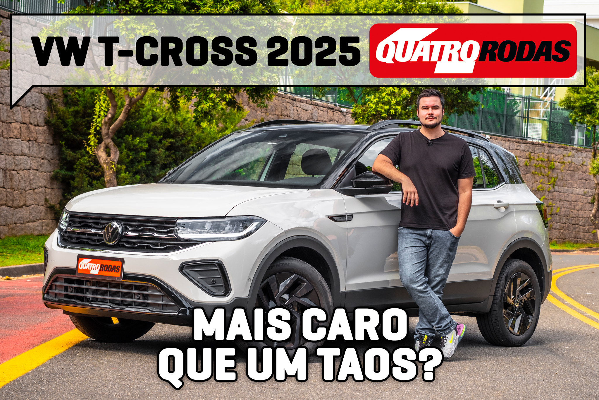 VW T-Cross 2025 evolui, abandona acabamento do Polo e mantém desempenho