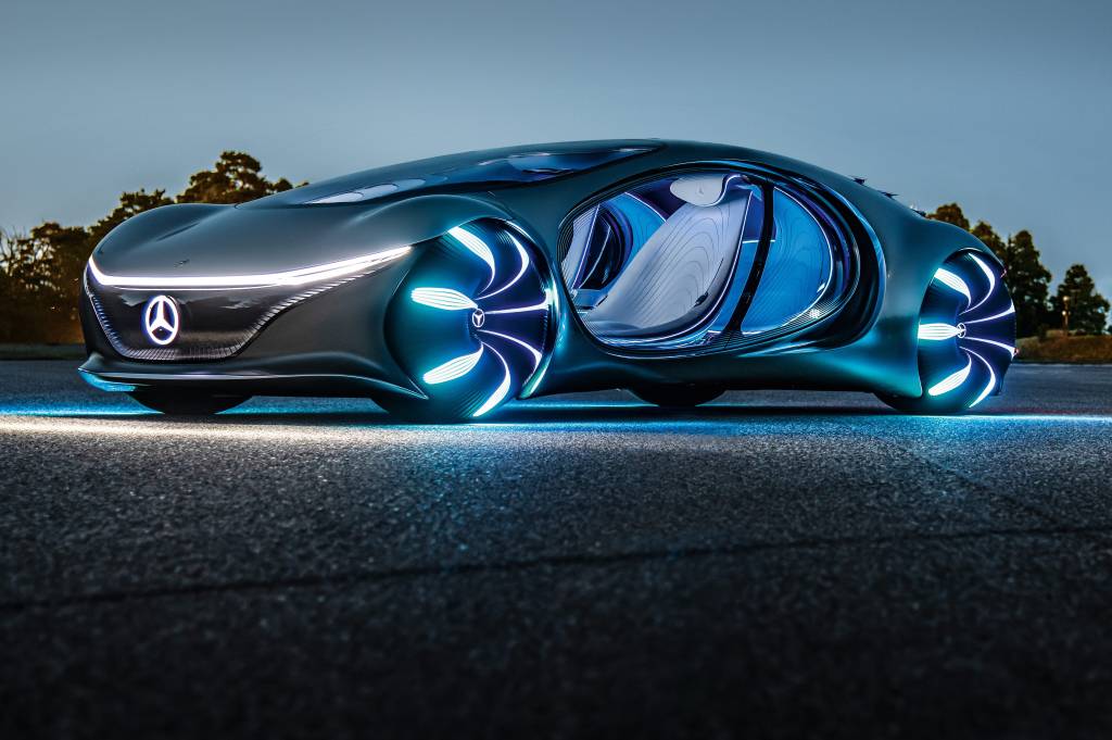 Dirigimos o Mercedes Vision AVTR, um carro muito à frente do nosso tempo