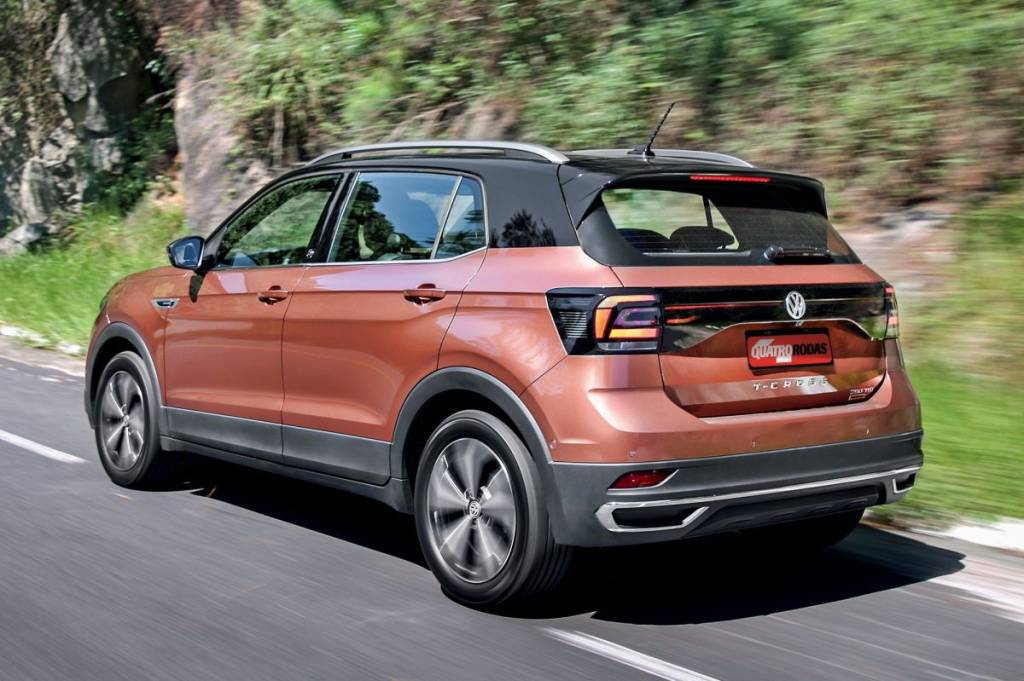 VW T-Cross segue na liderança dos SUVs e HB20 ultrapassa Onix
