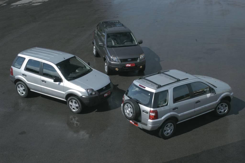 Jipes EcoSport 1.0 Supercharger, 1.6 e 2.0, modelos 2003 da Ford, testados pela EcoSport