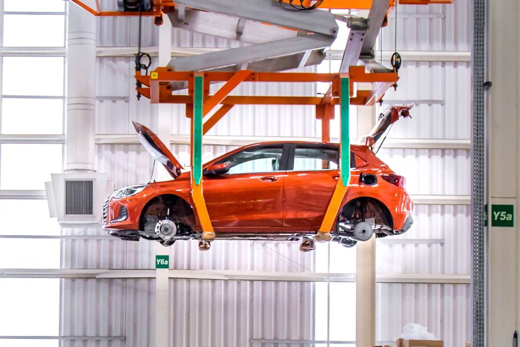 Linha de montagem da fábrica de Gravataí/RS Chevrolet Onix na Linha de montagem da fábrica de Gravataí/RS