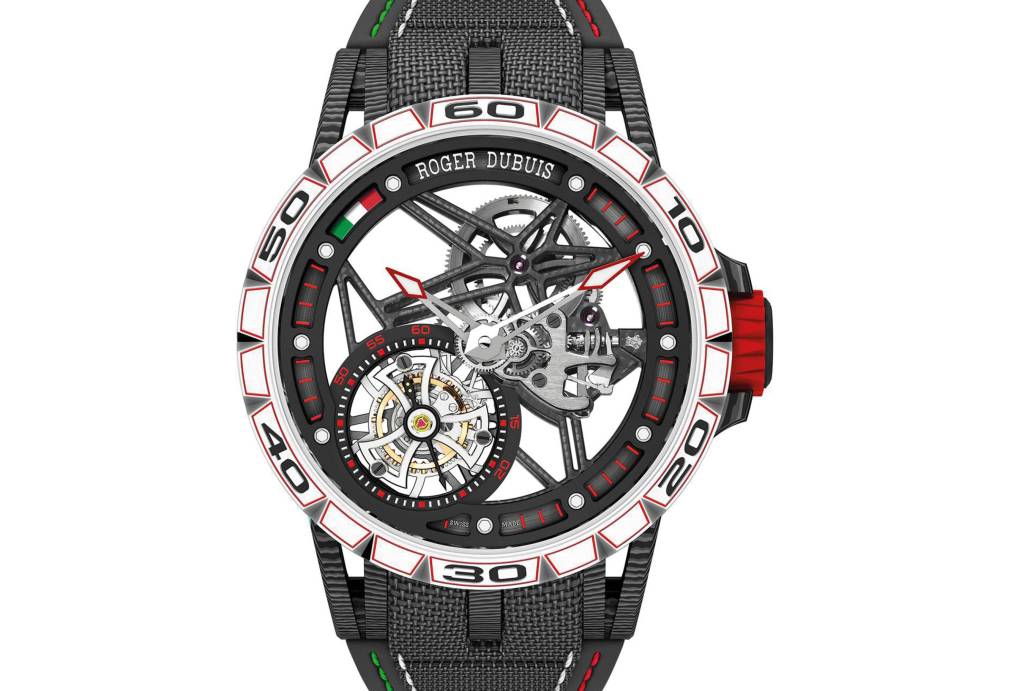 Roger-Dubuis-Excalibur-Spider-Italdesign-Edition O Itadesign, de Giorgio Giugiaro criou o Excalibur Spider que teve somente oito peças fabricadas