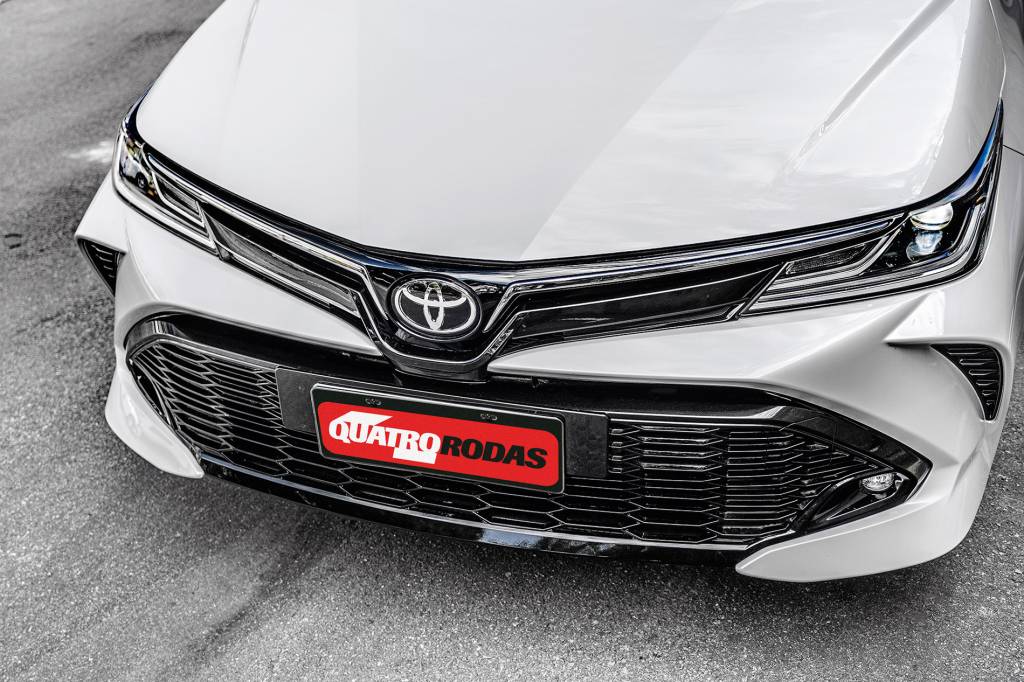Corolla Gazoo Racing 3 Detalhe do para-choque do Corolla Gazoo Racing