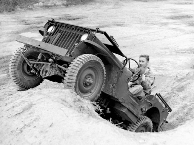 Willys MB em demonstração