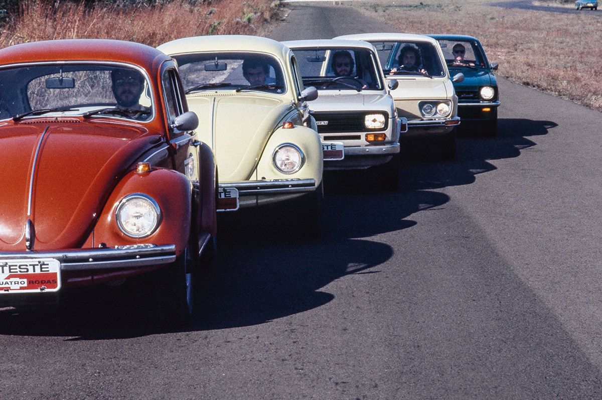 Fusca x Fiat 147 x Bras&iacute;lia x Chevette