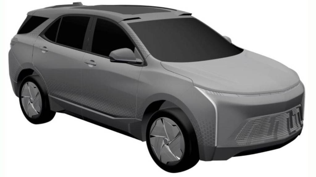 Patentes revelam visual de possível Chevrolet Equinox elétrico
