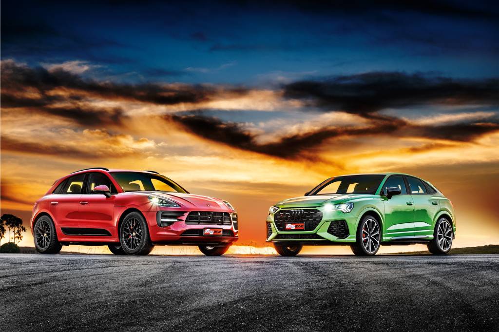 Audi RS Q3 Sportback x Porsche macan Gts Audi RS Q3 Sportback x Porsche macan Gts