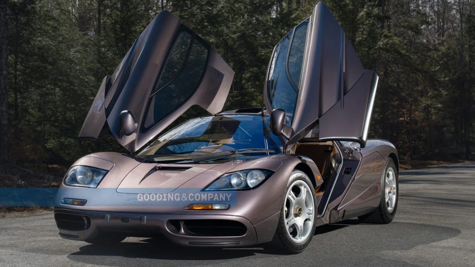 McLaren F1 1995 é leiloado por R$ 108 milhões e bate recorde