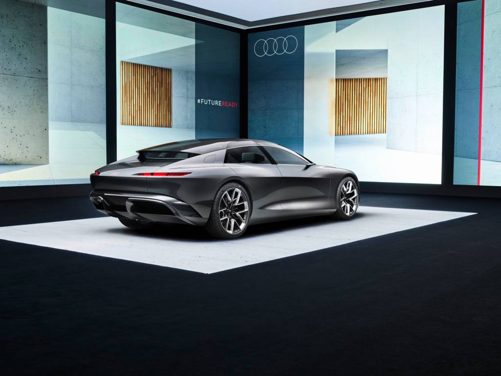 Audi Grandsphere Concept 8 Única peça de vidro faz papel de para-brisas, teto solar, vidro traseiro e aerofólio