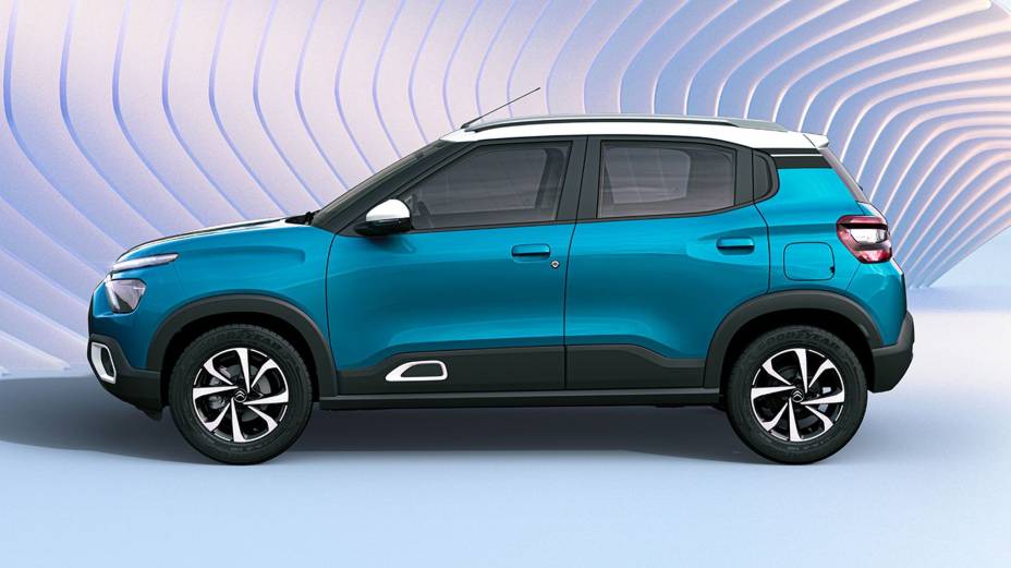 Perfil revela como o novo C3 é alto e tem suspensão elevada Perfil revela como o novo C3 é alto e tem suspensão elevada