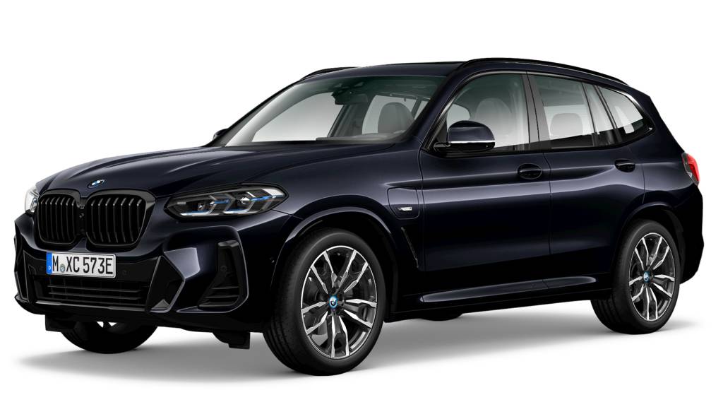 BMW X3 2 Novo BMW X3 preto visto 3/4 de frente