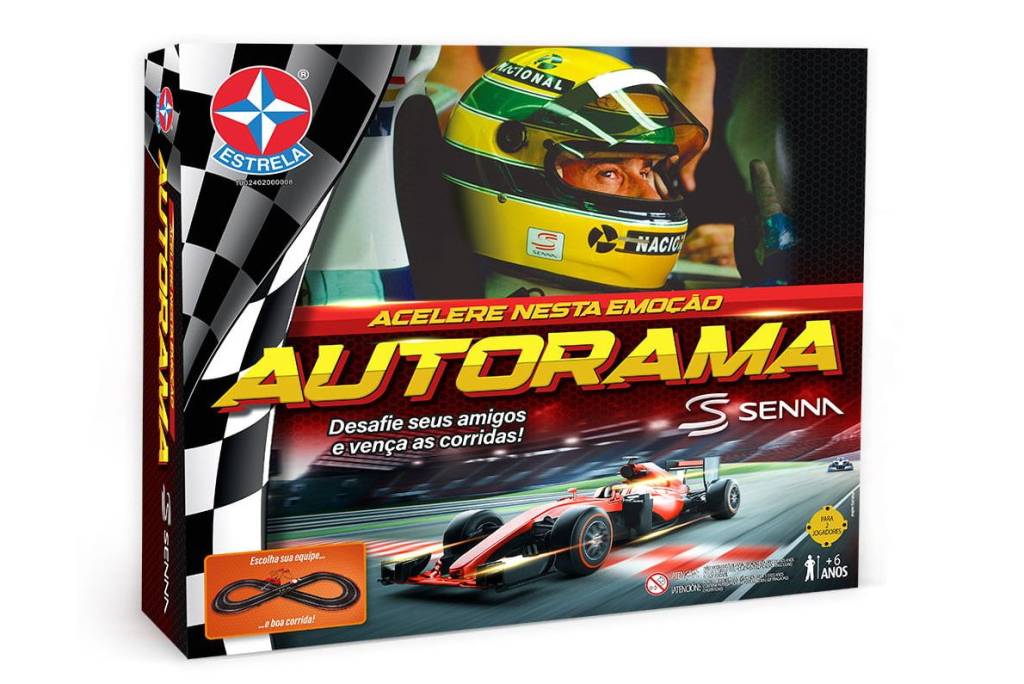 Estrela lança autorama do Ayrton Senna com carros da Lotus e McLaren