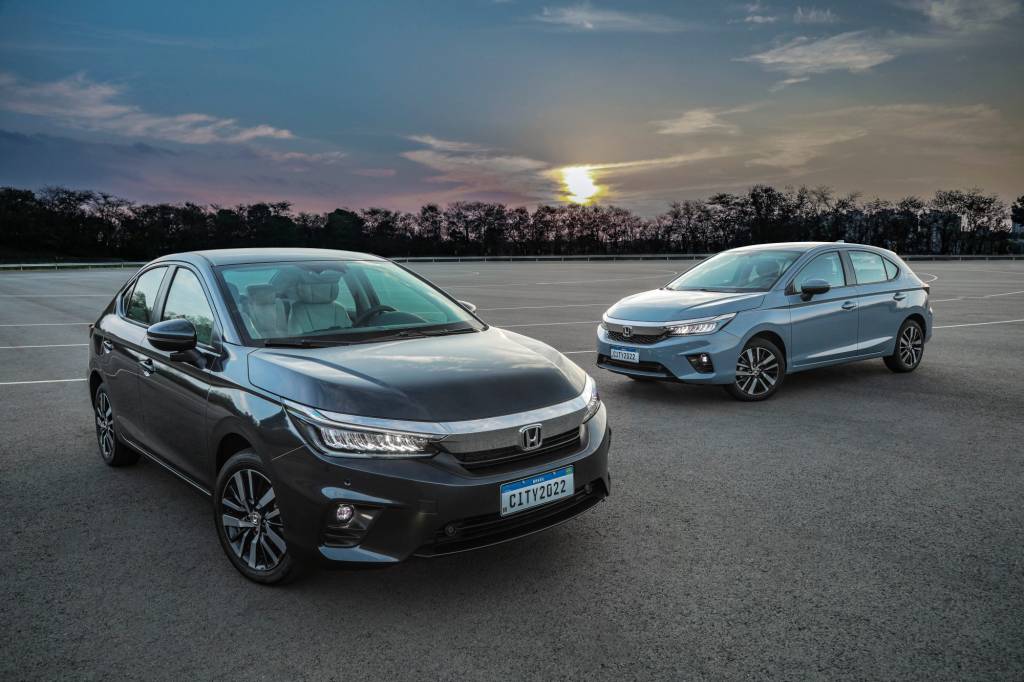 Honda City 2022 é hatch e sedã, está mais potente e parte dos R$ 108.300