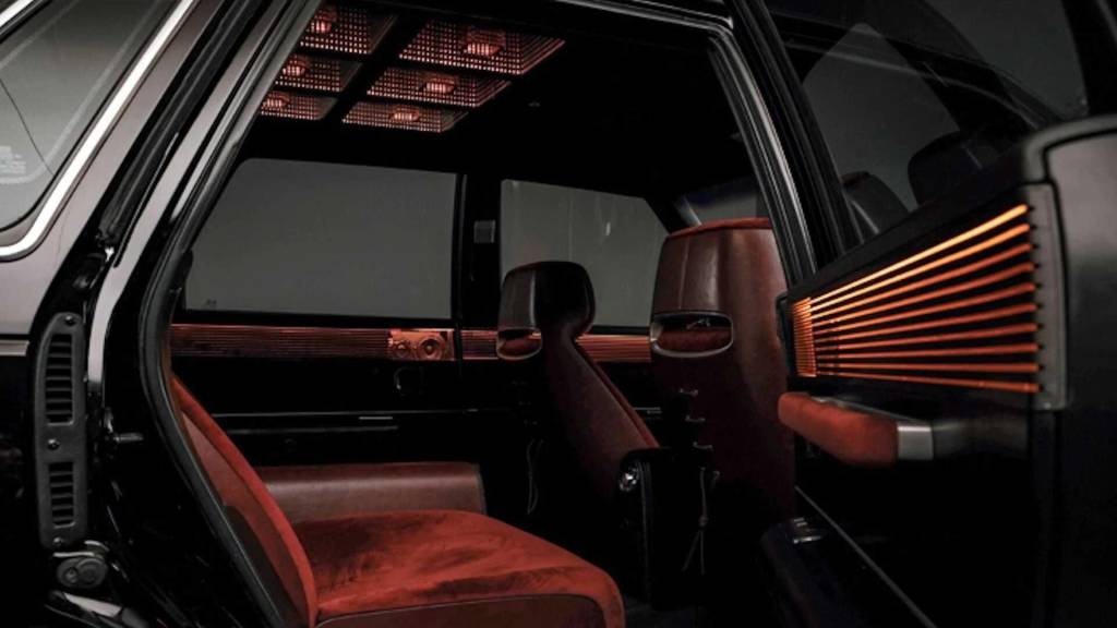 interior e iluminação Grandeur EV interior