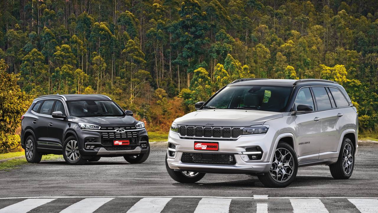 Compara Tiggo 8 x Jeep Commander