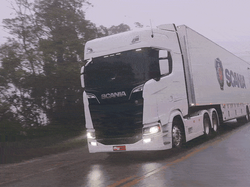 Vídeo: Scania 620S tem motor V8 e é o caminhão mais rápido do Brasil