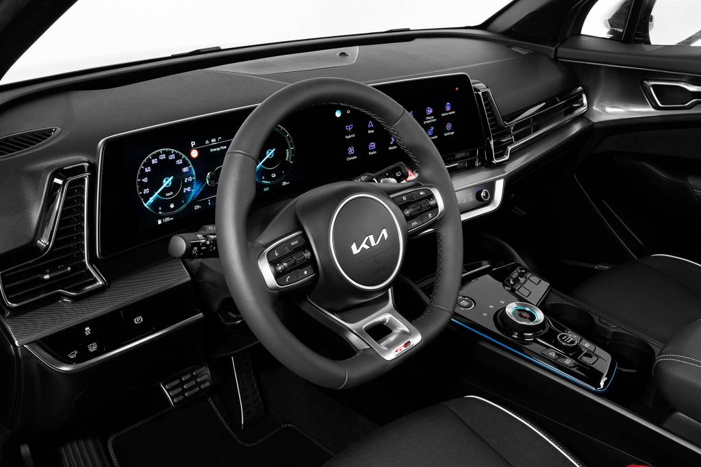 Kia Sportage GT-Line. Painel do novo Kia Sportage
