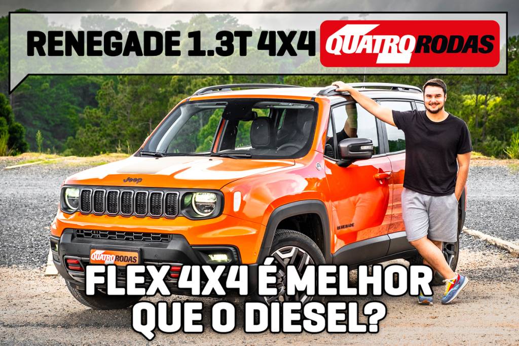 Jeep Renegade 1.3 4×4 tem suas vantagens, mas o diesel deixou saudades
