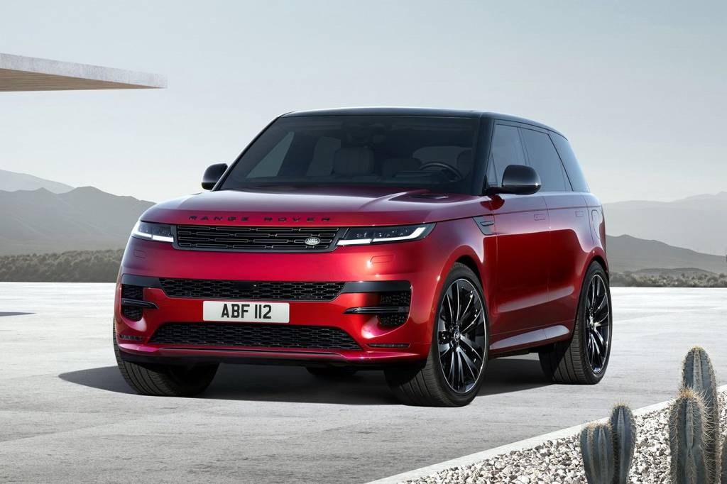 Ainda sem versão elétrica, novo Range Rover Sport tem motor V8 da BMW