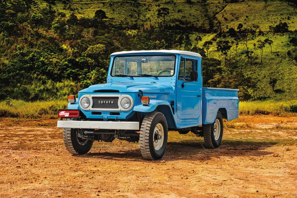 Clássicos: Toyota Bandeirante Picape desbravou o Brasil com motor Mercedes