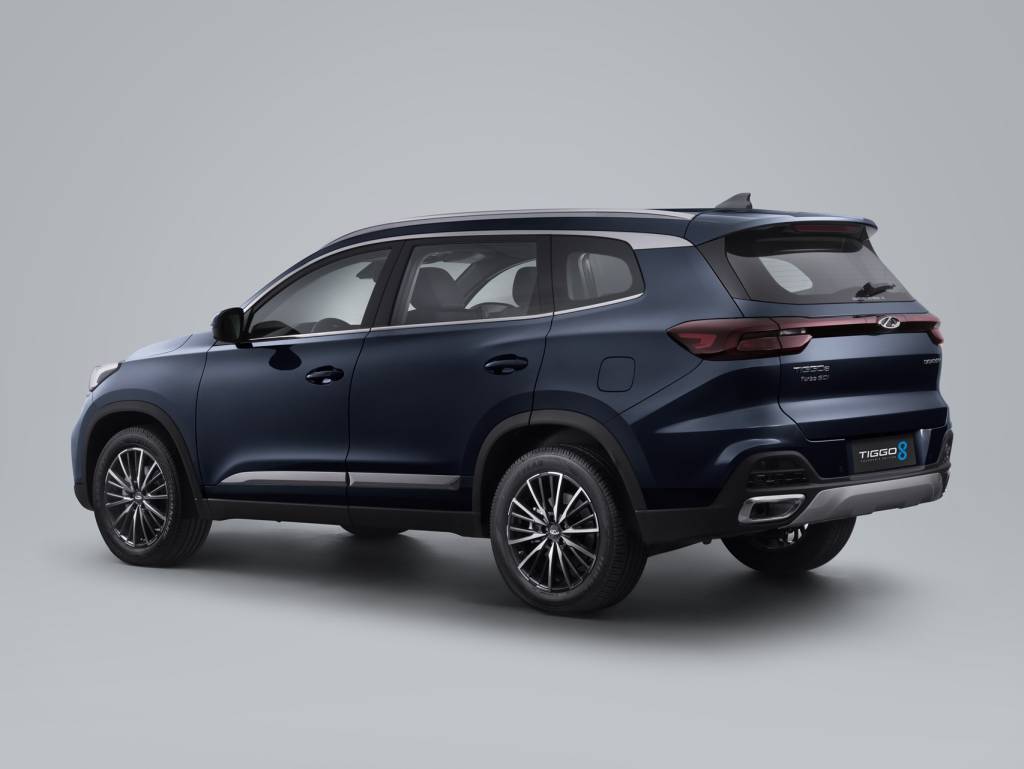 TIGGO 8 – EXTERNA – 3-4 – TRASEIRA – CÂMERA MÉDIA Tiggo 8 Founder’s Edition