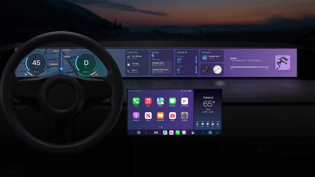 Nova versão do Apple CarPlay poderá controlar todas as telas do seu carro