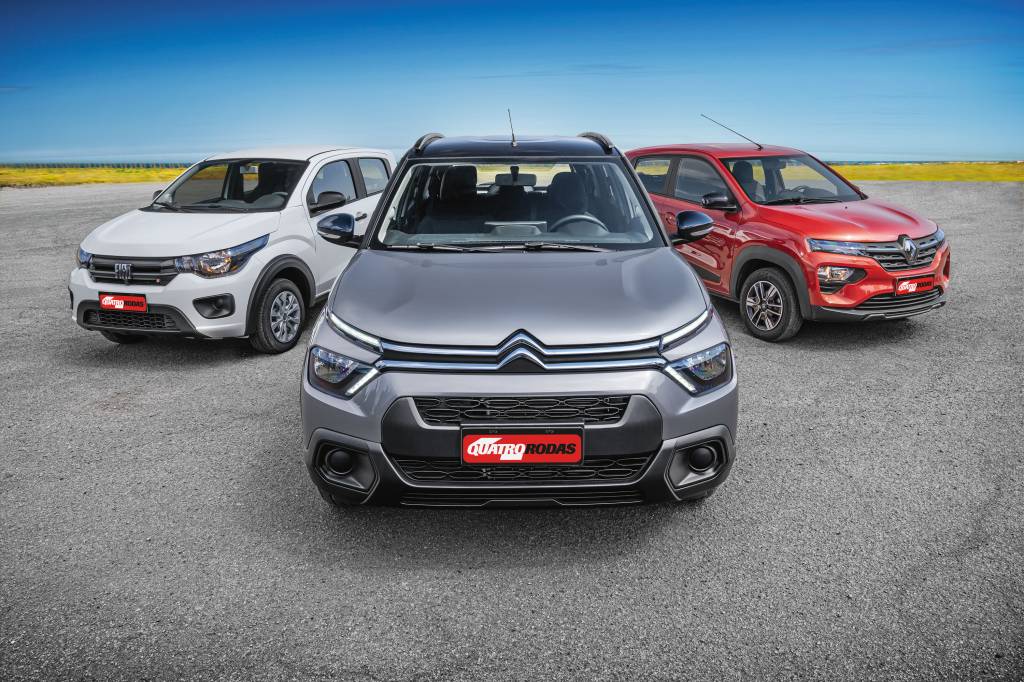 C3, Mobi ou Kwid? Comparamos os carros mais baratos do Brasil com desconto