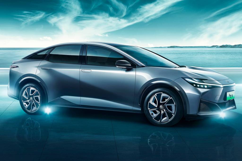 Toyota bZ3 (2) Linhas aerodinâmicas permitiram coeficiente aerodinâmico de excelentes 0,22