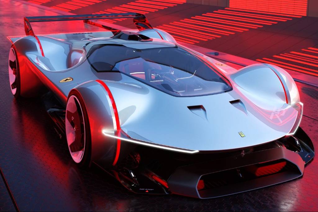 Ferrari Vision GT tem V6 de 1.030 cv para acelerar… no Gran Turismo