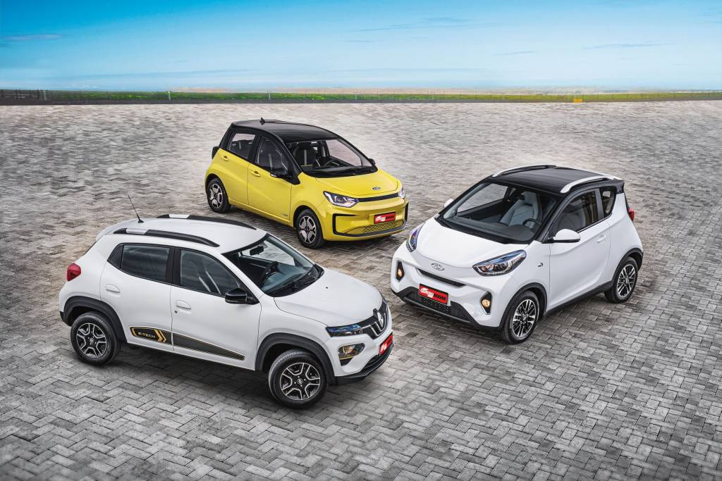 Kwid, iCar ou e-JS1: comparamos os carros elétricos mais baratos do Brasil