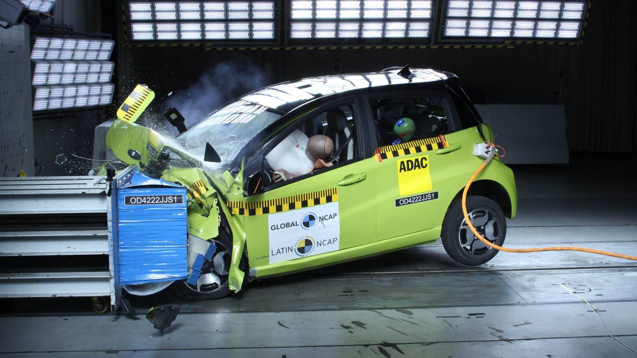 JAC E-JS1 é o primeiro elétrico testado no Latin NCAP