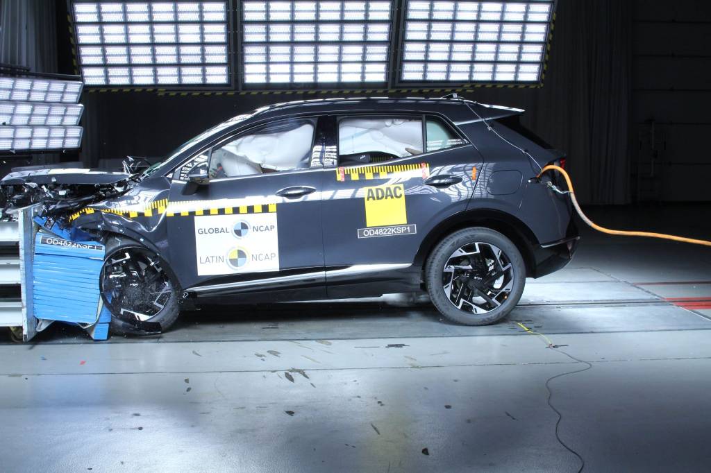 sportage Kia Sportage obteve três estrelas no Latin NCAP