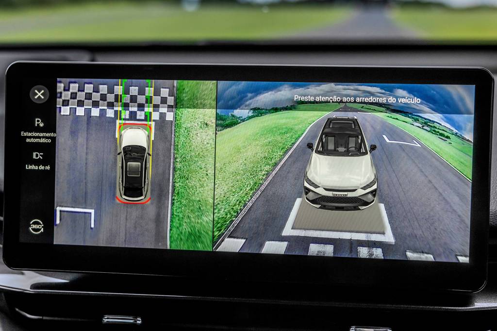 GWM Haval H6 GT (13) Há abundância de câmeras e sensores