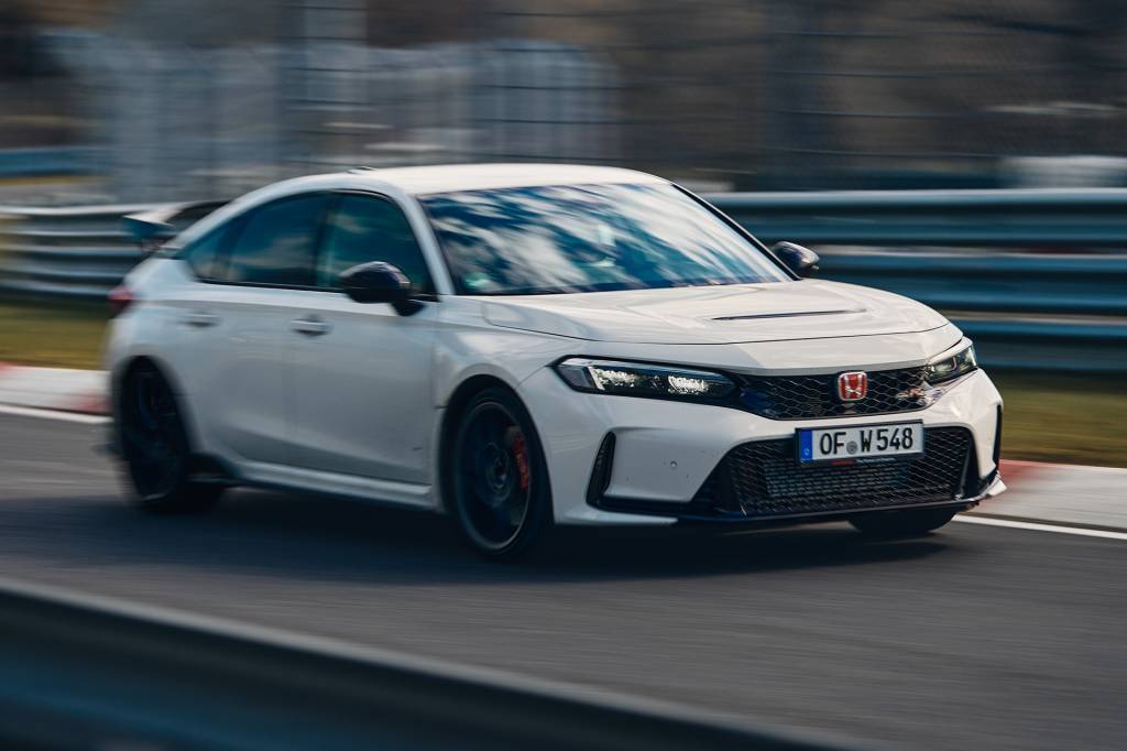 03 2023 Honda Civic Type R at Nurburgring Tempo do Type R S tirou o recorde das mãos do Renault Mégane