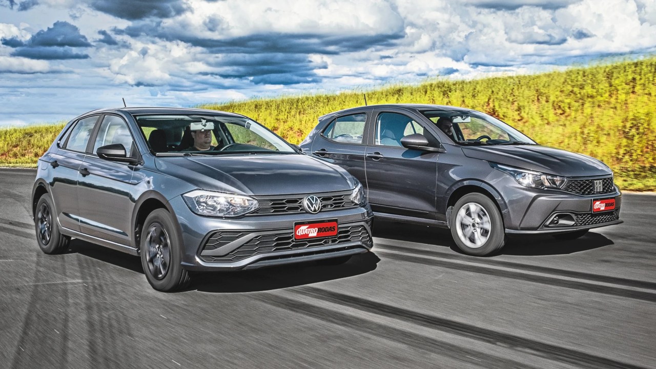 Comparativo: Volkswagen Polo Track x Fiat Argo Drive