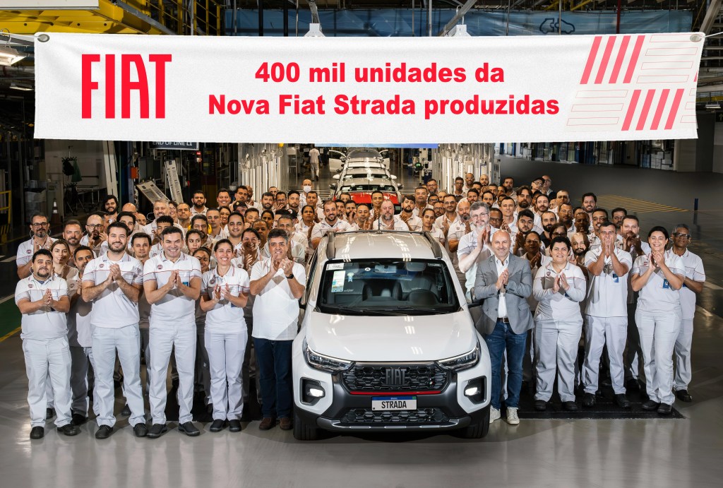 Agora com turbo, atual Fiat Strada chega a 400.000 unidades produzidas