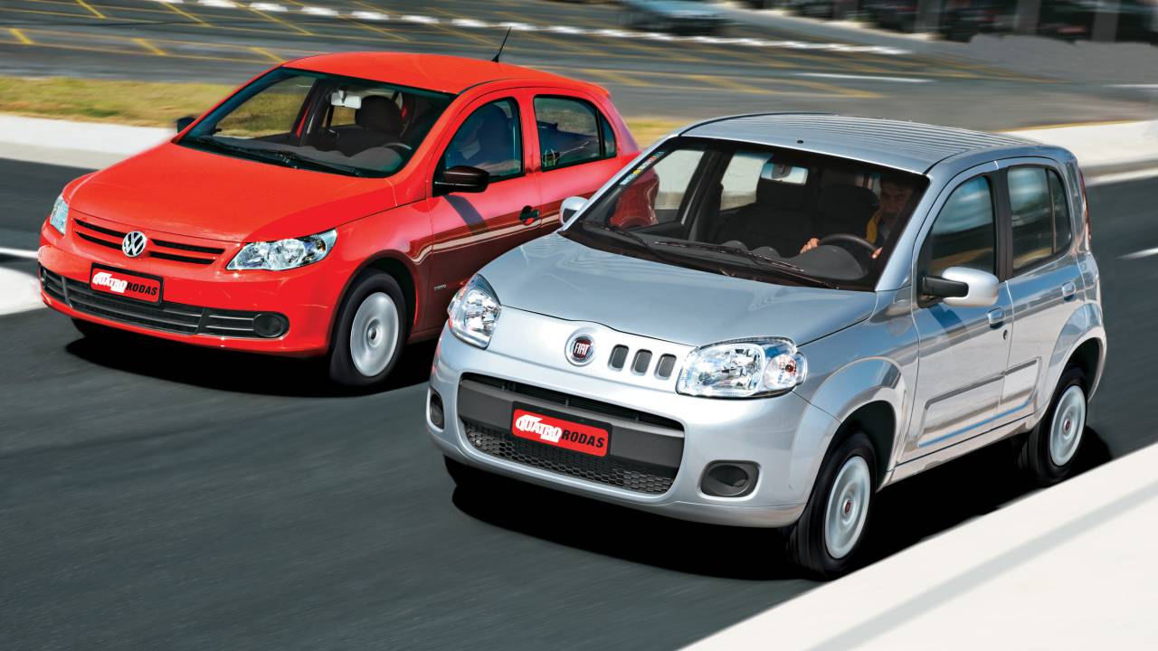 VW Gol e e Fiat Uno são um dos modelos mais visados pelos assaltantes