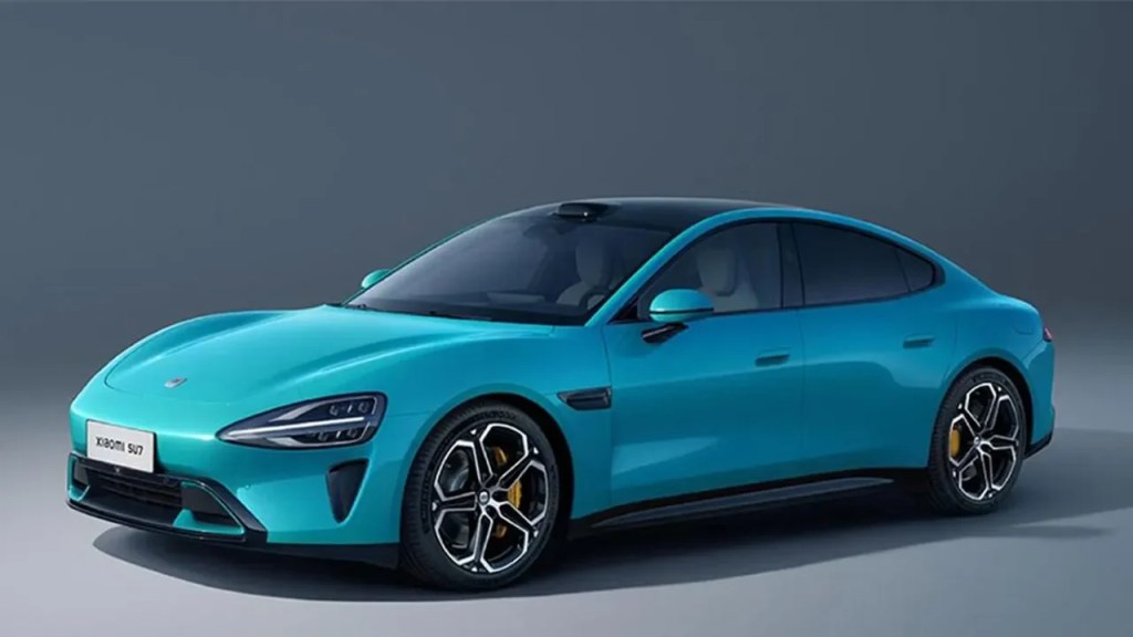 Carro elétrico da Xiaomi, SU7 custará a metade do preço do Porsche Taycan