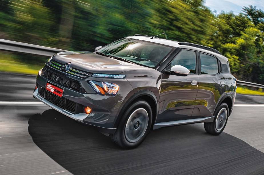 A altura é de SUV, mas tem 34 cm a mais que o C3 A altura é de SUV, mas tem 34 cm a mais que o C3