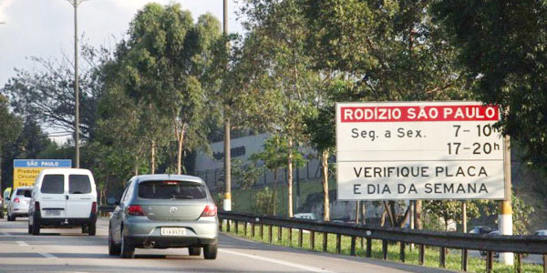 Placa rodízio SP